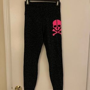 Lululemon align pant camo black/grey soulcycle size 6